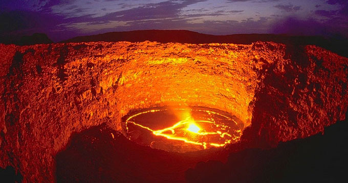Erta Ale volcanic landscape, Ethiopia